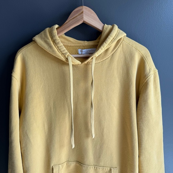 Spiritual Gangster Women Yellow Hoodie with Embroidered Text on Back Size M - Picture 4 of 7